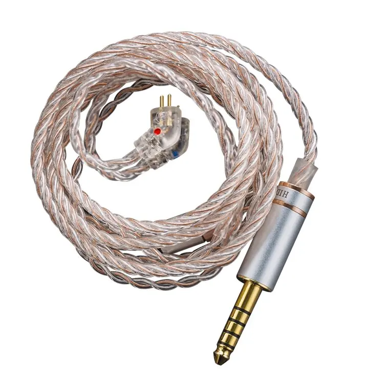 Hidizs BL4.4A-RCシングルクリスタル銅バランスイヤホンアップグレードケーブル