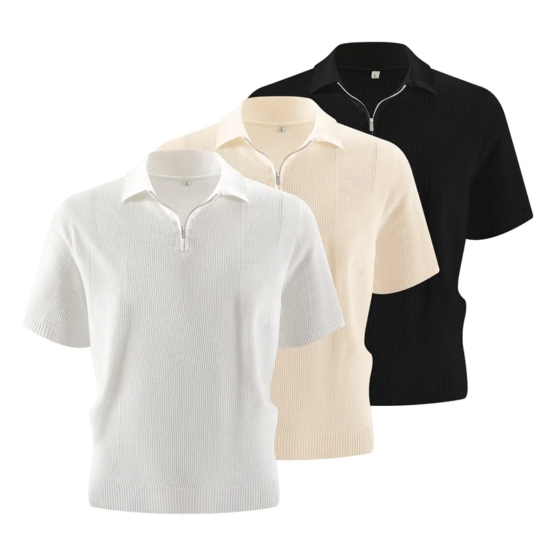 

High Quality Men Short Sleeved T-shirt Fashion Sport Round Collar Fitness Running Mesh Breathability Training T-shirt Men