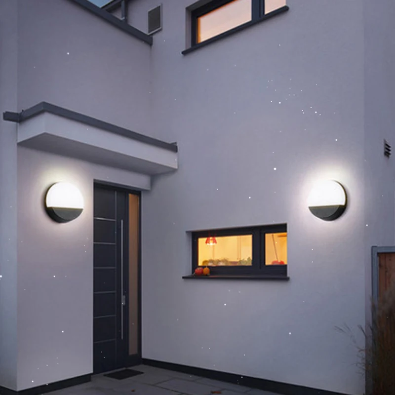 

gate lamp outdoor LED simple modern wall lamp waterproof wall lamp bright wall courtyard hall lamp