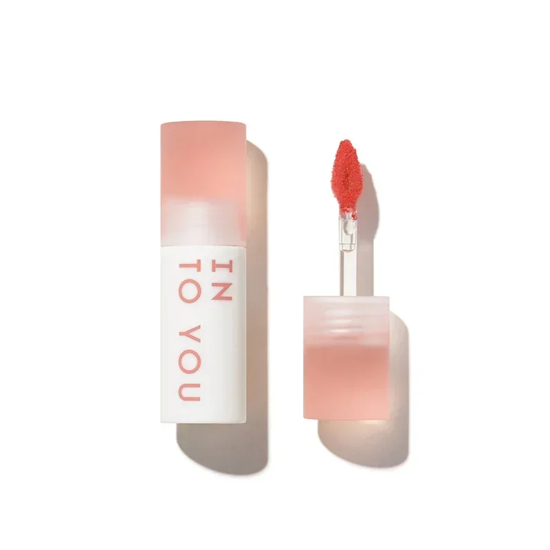 INTO YOU Lipgloss, Samt-Lippenstift, Lippenglasur, matt, wasserfest, langlebig, rote Lippentönung, Damen-Make-up, originelles hübsches Make-up