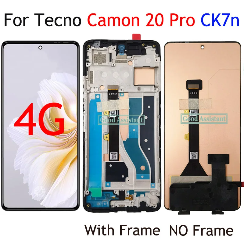 شاشة لمس LCD بحجم 6.67 بوصة للهاتف Tecno Camon 20 Pro 4G CK7n – تقييم شامل ودليل عملي لاستبدال الشاشة