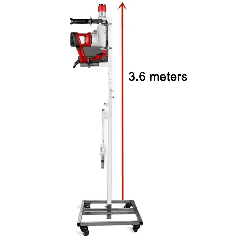 220V 3600mm Roof Hole Drilling Machine Hanging Rib Bracket Planting Lifter Ceiling Telescopic Automatic Electric Driller