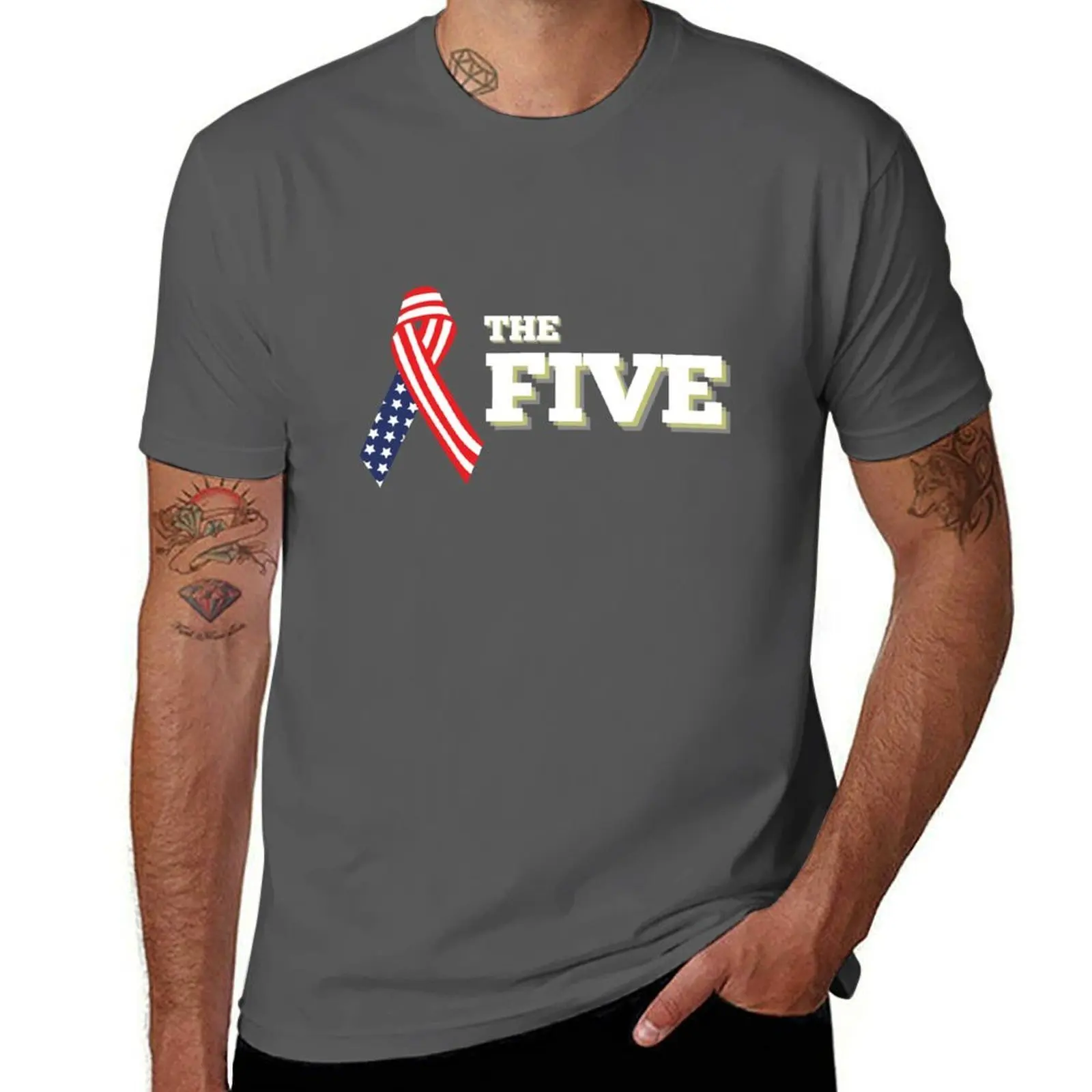 The Five Fox News T-Shirt Soft Anti-Shrink Cotton Tee