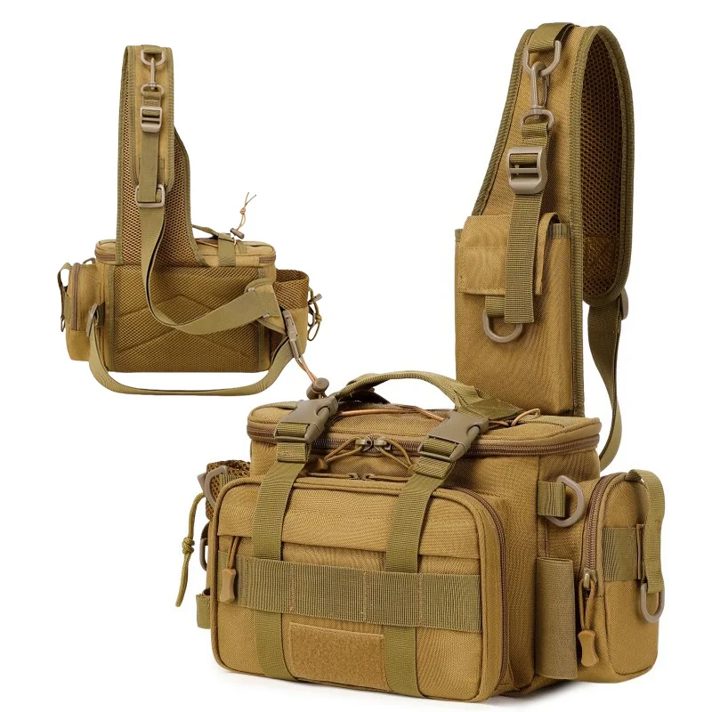 

Multifunctional Fishing Tackle, Shoulder Bag, Storage Bag, Portable Fishing Rod Holder, Outdoor Sports Bag, Flying Fishing