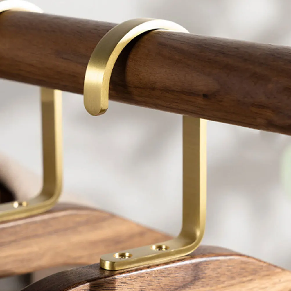 

Vintage Brass Hanger Hook Retro Style Clothes Holder for Bedroom Hotel Home Wardrobe Closet Organizer Retro Hangers