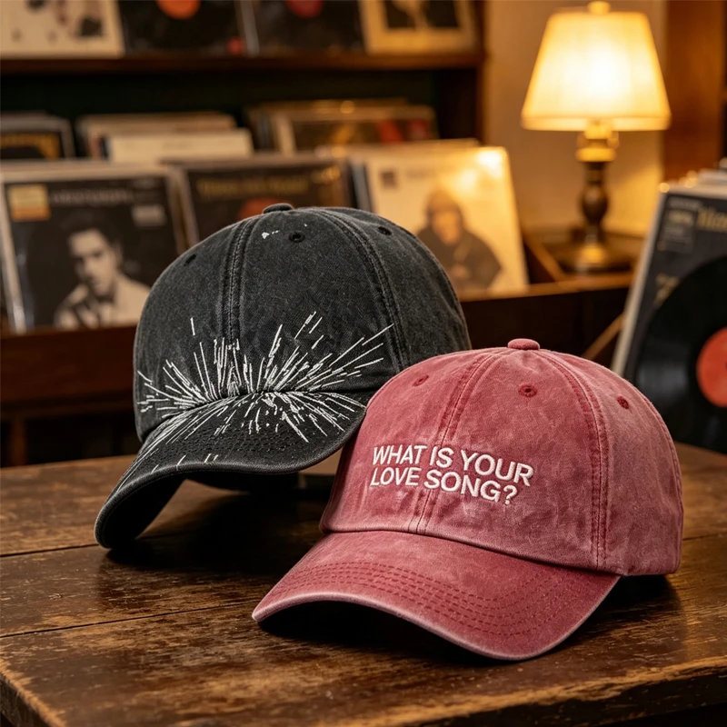New Kpop What Is Your Love //Song Same Knitted Embroidery Cap World Tour Concert Cap Fashion Women Men Outdoor Baseball Caps