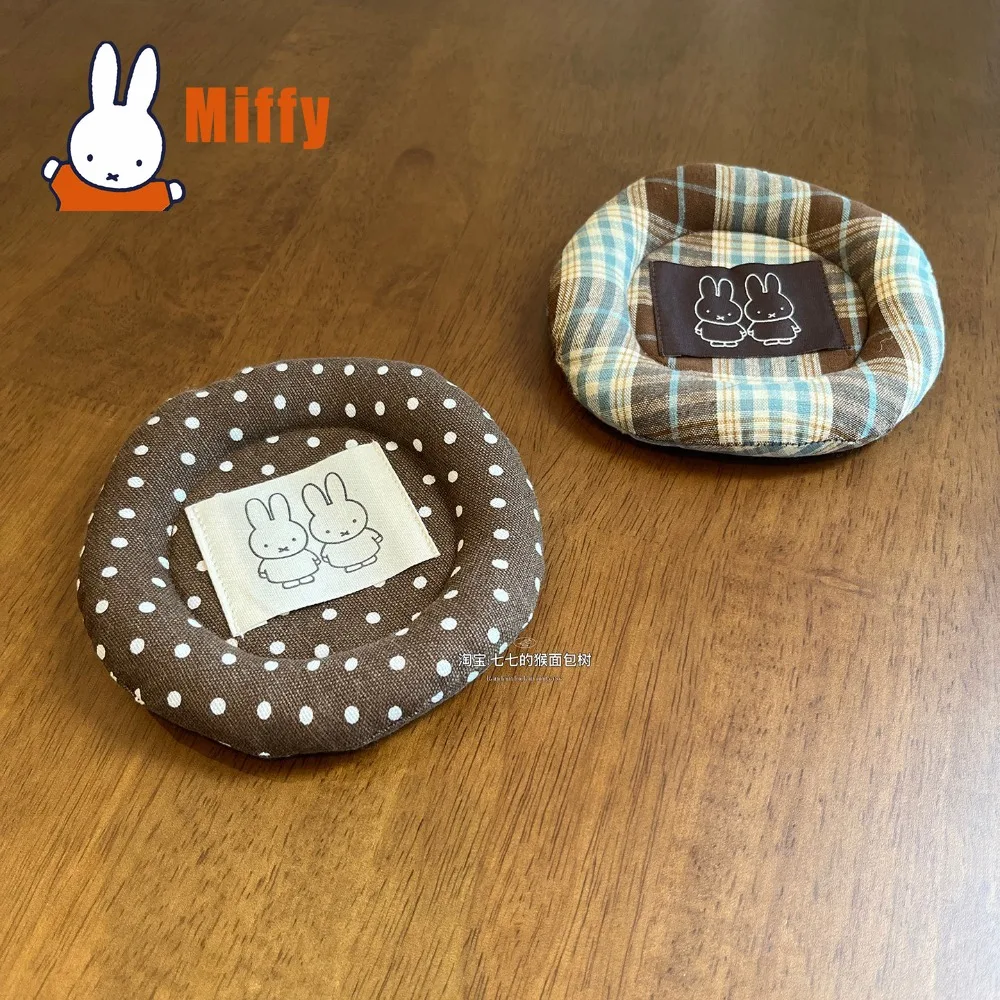Kawaii Miffy Coaster Cute Cup Mat Padded Fabric Heat Resistant Insulation Placemat Table Decor Coffee Mug Pad Photo Prop Gift view 6