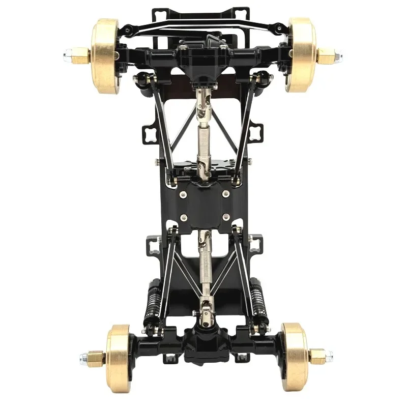 

for FMS 1/24 Xiaoqi FCX24 RC Car Upgrade Chassis is All Metal, Frame Includes Spare Parts Dual Speed Gearbox and Counterweight