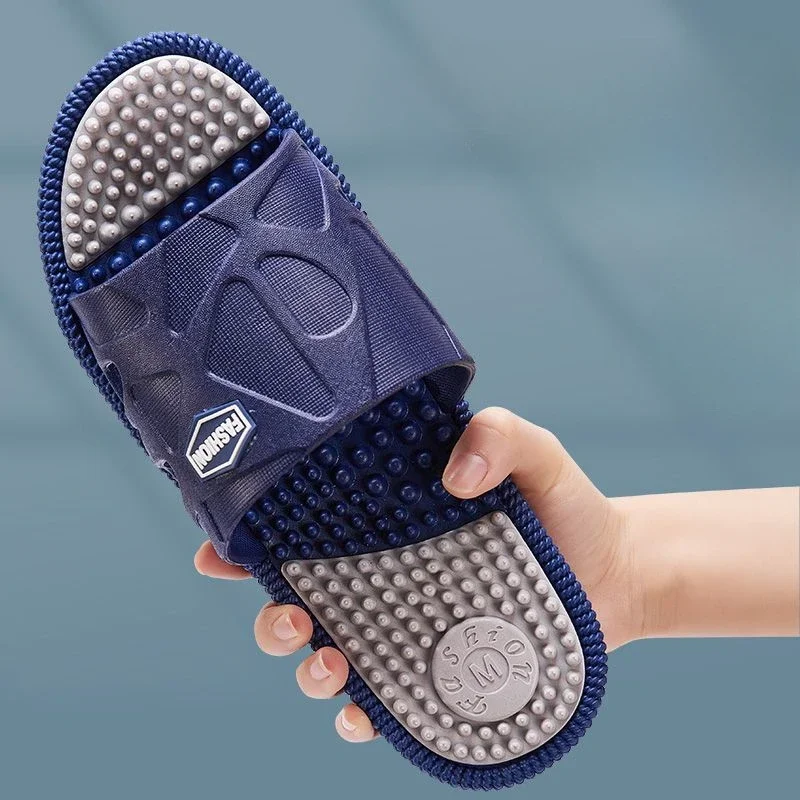 Ultimate Foot Therapy: Simple Massaging Men's Slippers