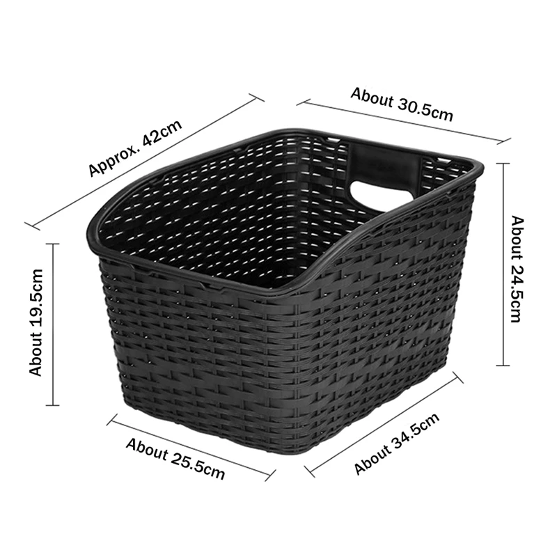 ตะกร้าจักรยาน 1 ชิ้น ตะกร้าจักรยานด้านหลัง ตะกร้าจักรยานสุนัข ติดตั้งง่าย ที่เก็บจักรยาน ตะกร้าด้านหลัง