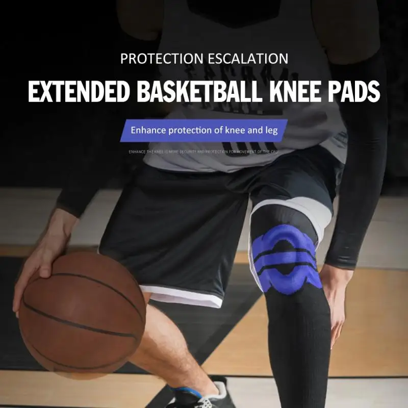 10/5/3/1pcs Lengthen Basketballs Knee Pads Stretch Woven Anti-collision Knee Pads Elastic Woven Anti-collision Knee Pads