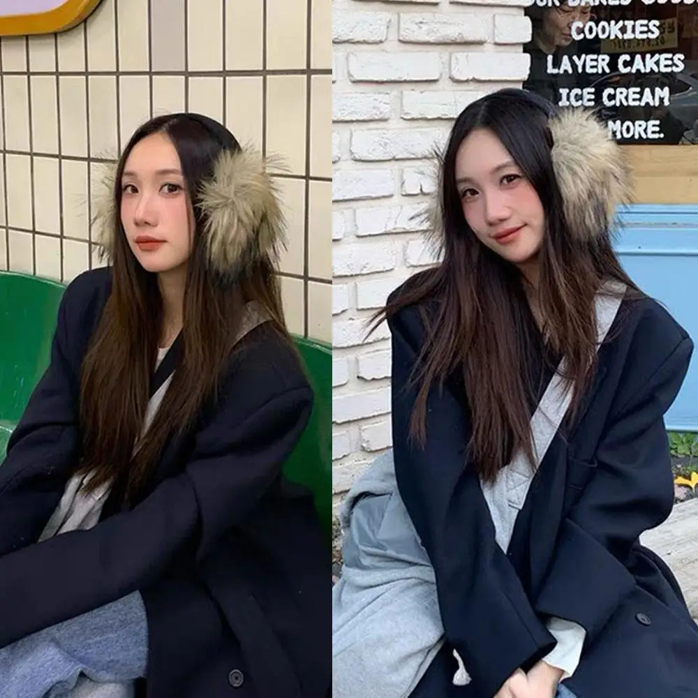 حماية الأذن أفخم فروي غطاء للأذنين لينة الدافئة سدادات رشاقته إيرفلاب موضة ديكور تنوعا عناصر الشتاء يندبروف الأذن إفشل #2