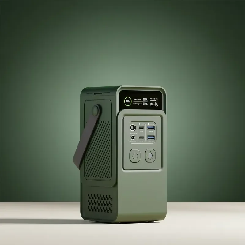 Fast Charging 140W Portable Power Station for Outdoor Camping Emergency Backup with LED Display and Multiple Outputs