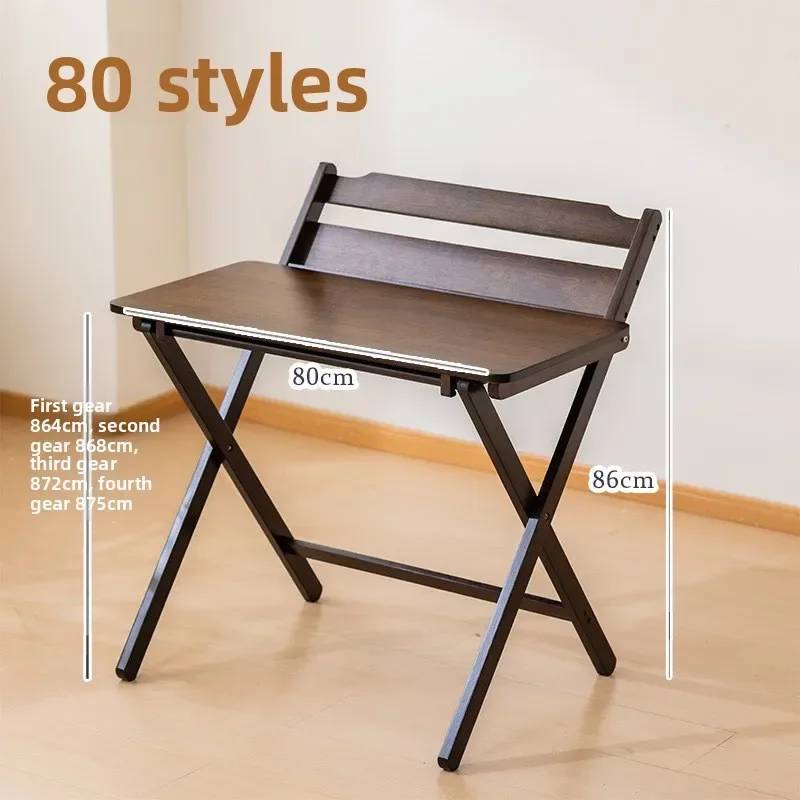 Children's desk, children's study desk, small apartment writing desk, student home bedroom folding, installation-free