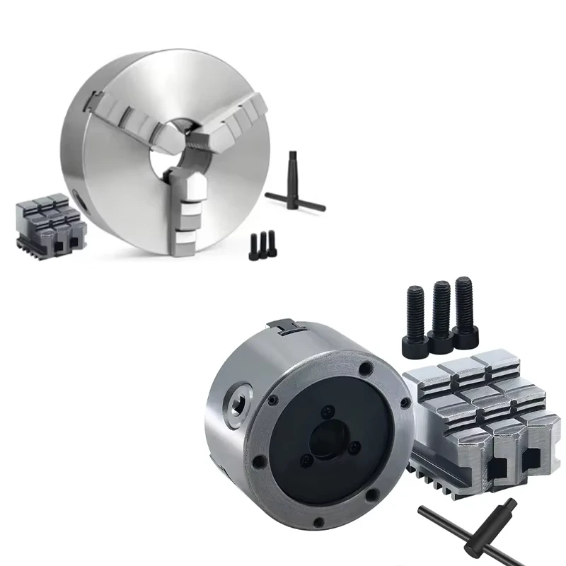 K11 80 100 125 160 200 250 130 Lathe Chuck 100mm Sanou Four Jaw Self-centering Chuck 4'' Scroll Chuck For Small L