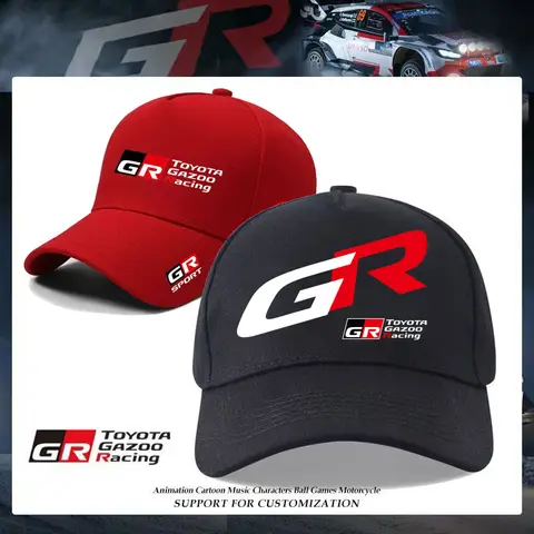 Print Car Baseball Cap Fashion Outdoor Sport Cotton Sunblock Hat For Toyota GRsport Gazoo Racing Supra GT86 Prius