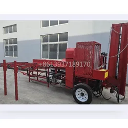 Forest Machinery 50ton Log Splitter Hydraulic Firewood Processor Wood Processor Blade Saw