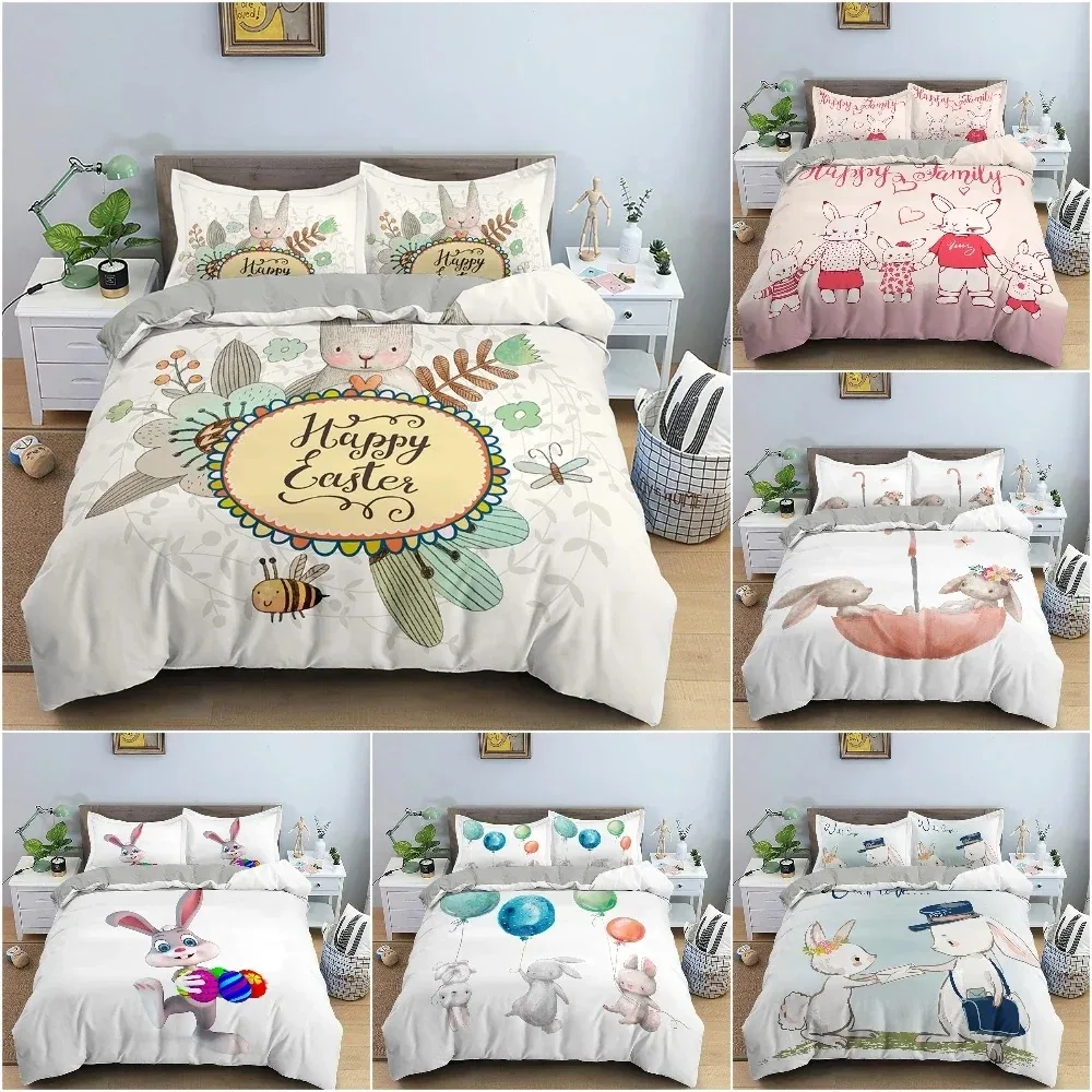 

3D Cartoon Pattern Duvet Cover Bedding Set For Bedroom Quilt Cover Luxury King Queen Full Double Size Home Textile