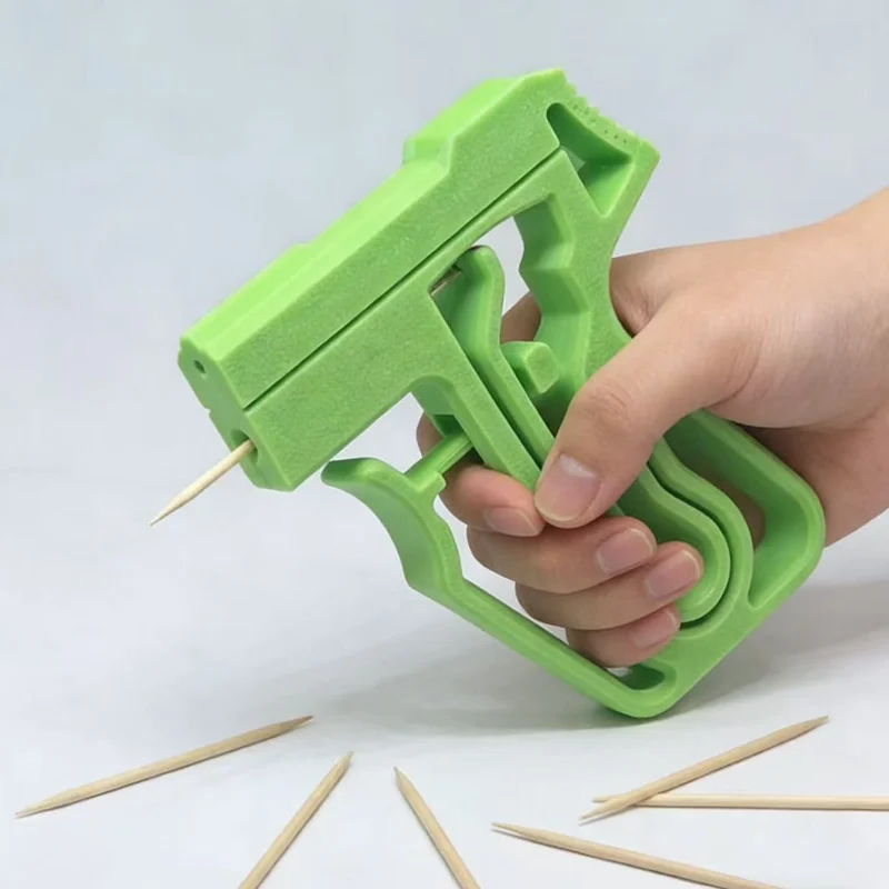 Toothpick Launcher 3D Printed Toy Stress Relief Fidget Toys For Adults Office Desk Gadget Fun Game Party Gift Novelty Shooting
