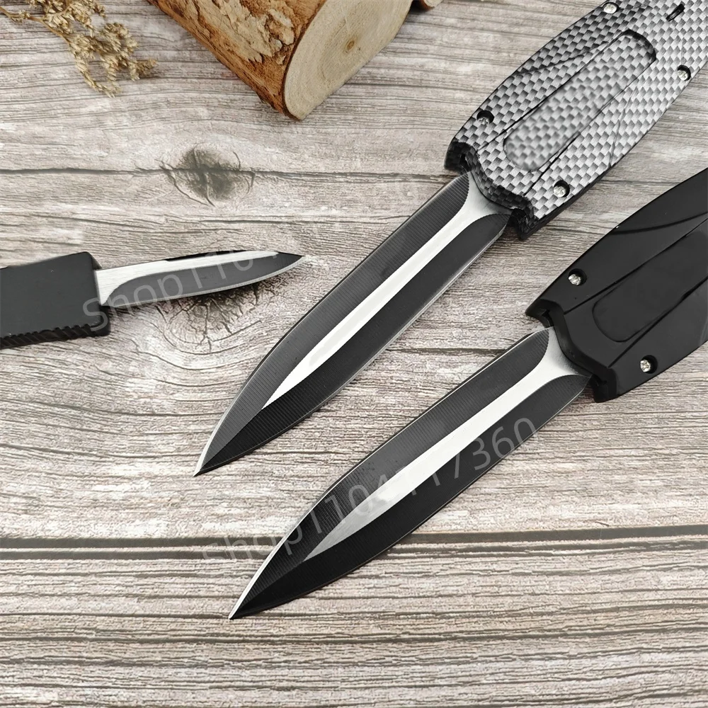 Outdoor Knife Pocket Knife 440C Blade ABS / Aluminum Alloy Handle Halloween Gifts Camping Hiking Survival Hunting Tools