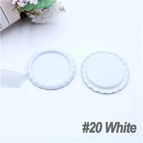 200pcs/lot 24 Colored Inside 1 Inch Flattened Bottle Caps for Crafts DIY Hair Bows Accessories Metal Simulation Beer Bottle Caps image 3