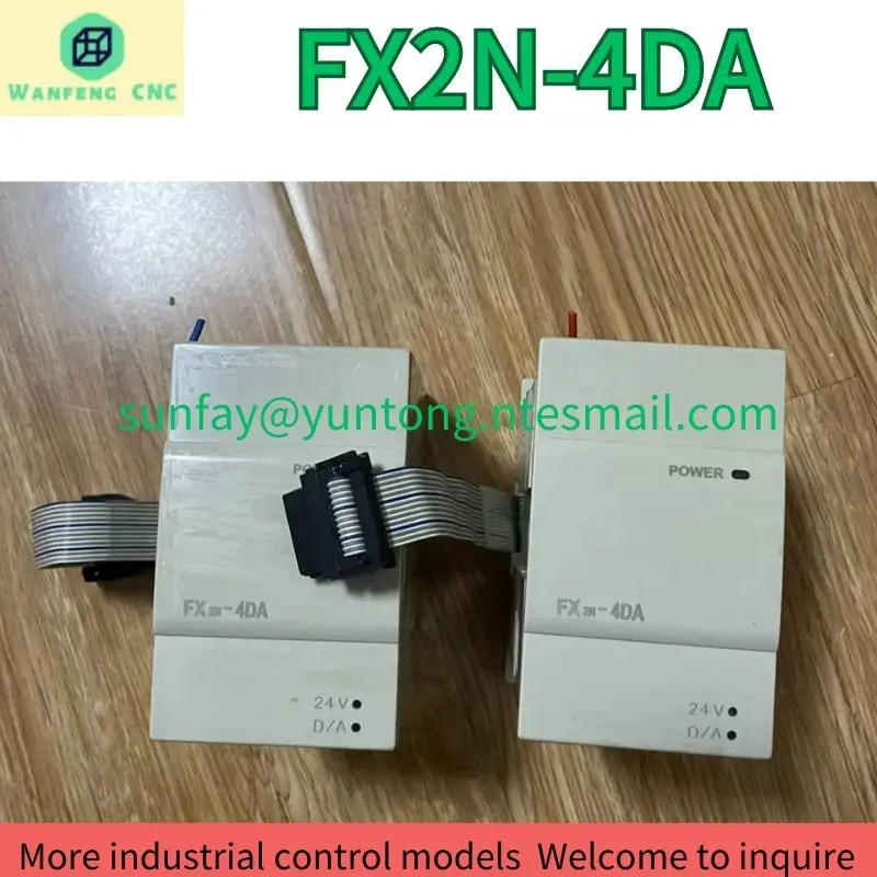 

second-hand PLC module FX2N-4DA test OK Fast Shipping