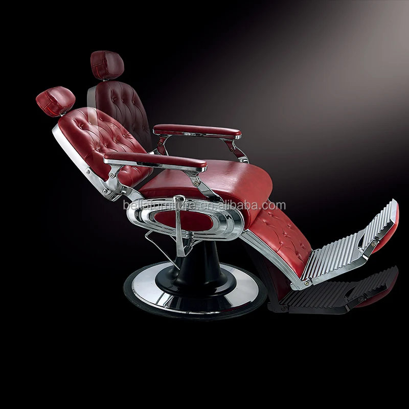 Modern Men's Barber Special Oil Chair for Hair Salon Beauty Salon Recliner with Downput Lift Rotate Features for Shaving Dyeing