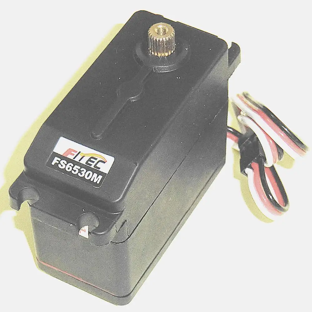 FS6530M Large Size 30KG High Torque Servo 360 Degree Rotation Servo