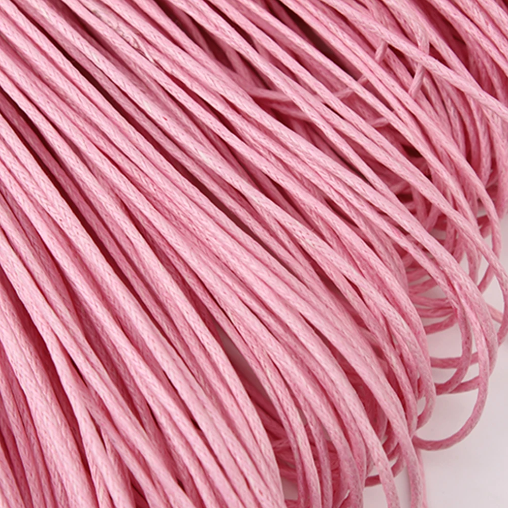 70 mt/los 1mm Gewachste Baumwolle String Bunte Perlen Schnur Seil Für Schmuck Machen DIY Armband Halskette Weben Zubehör liefert