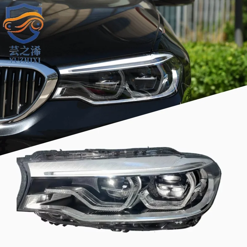 Fit For BMW 5 Series G30 Headlight 2018-2020 BMW G30 Headlights 520 525 530 Headlight Adaptive LED Headlight Assembly 7214961/62