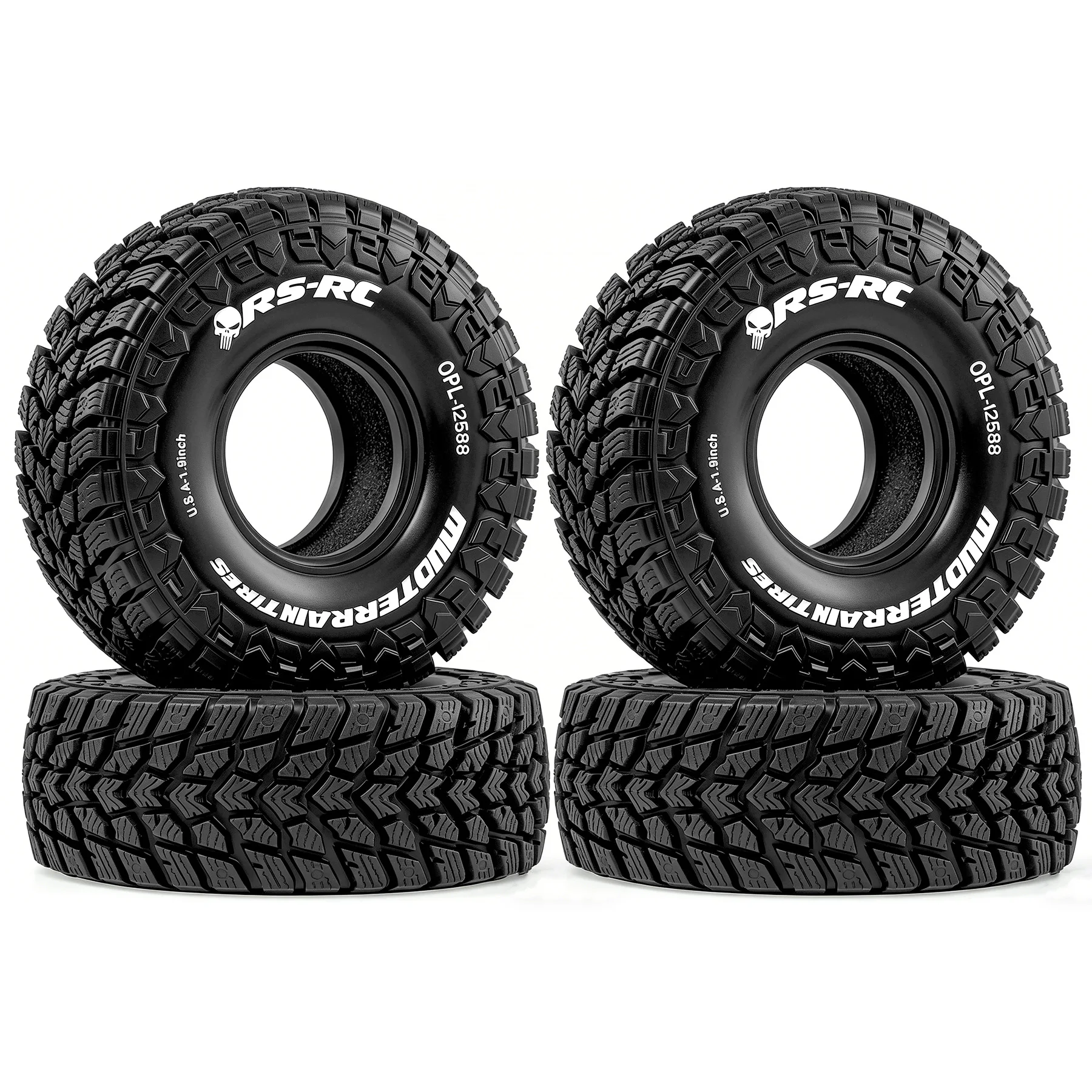 1.9 Reifen RC Crawler Reifen für FCX10 Axial SCX10 Pro UTB18 TRX4 Redcat Gen8 7VS4-10 1/10 RC Crawler Auto