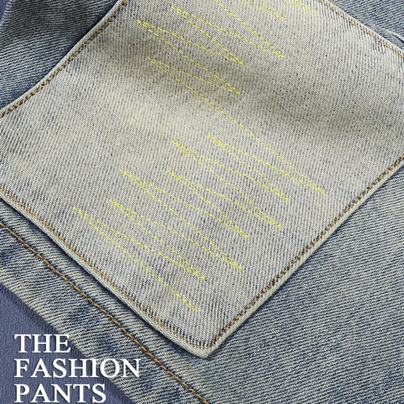 Summer Designer Fashion Men Jeans Retro Washed Blue Stretch Slim Fit Short Ripped Jeans Hombre Patched Hip Hop Denim Shorts Men