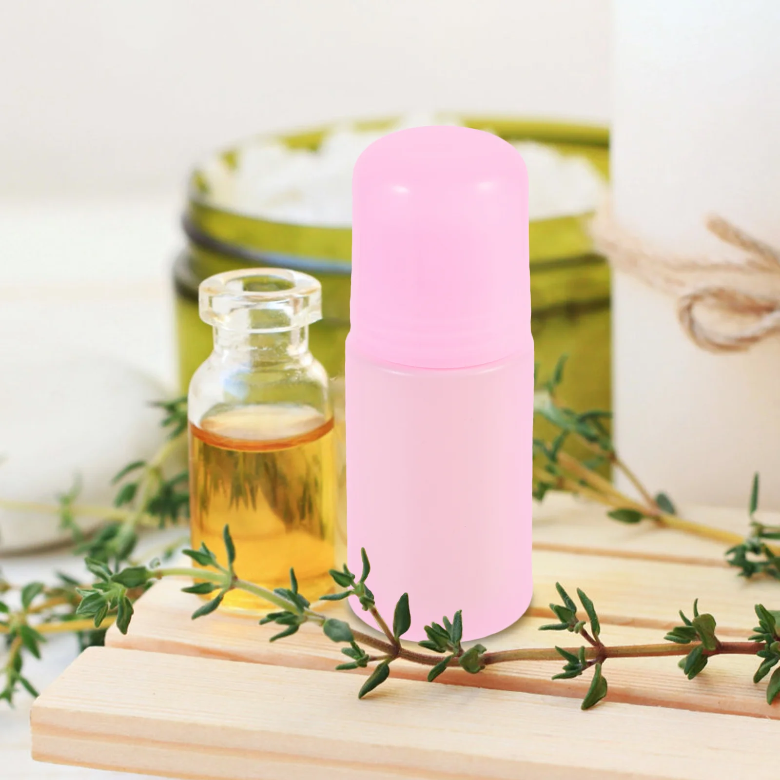 10 Pcs Drink Essential Oil Roller Bottle Mini Spray Bottles Perfume Container Dispenser Pink Plastic Baby