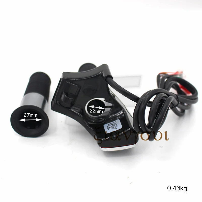 Modification Parts Electric Car LCD Power Display Turn Handle Throttle Accelerator Handlebar For Citycoco Electric Scooter