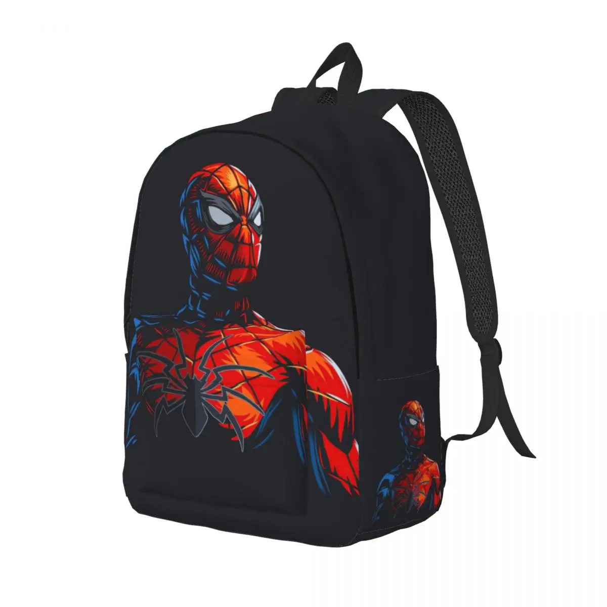 Birthday Gift Zipper Closure Schoolbag Marvel Spider Man Film Personalised Couple Laptop Bag Hiking