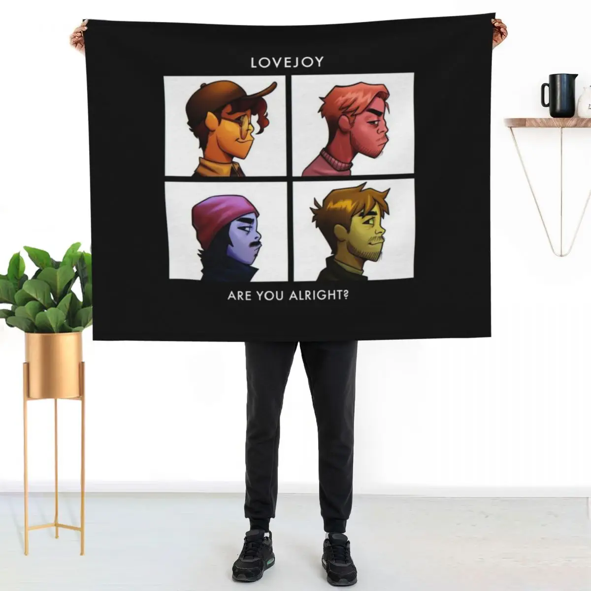 lovejoy band tshirt - lovejoy band hoodies - lovejoy band sticker Throw Blanket Heavy christmas decoration Camping Blankets