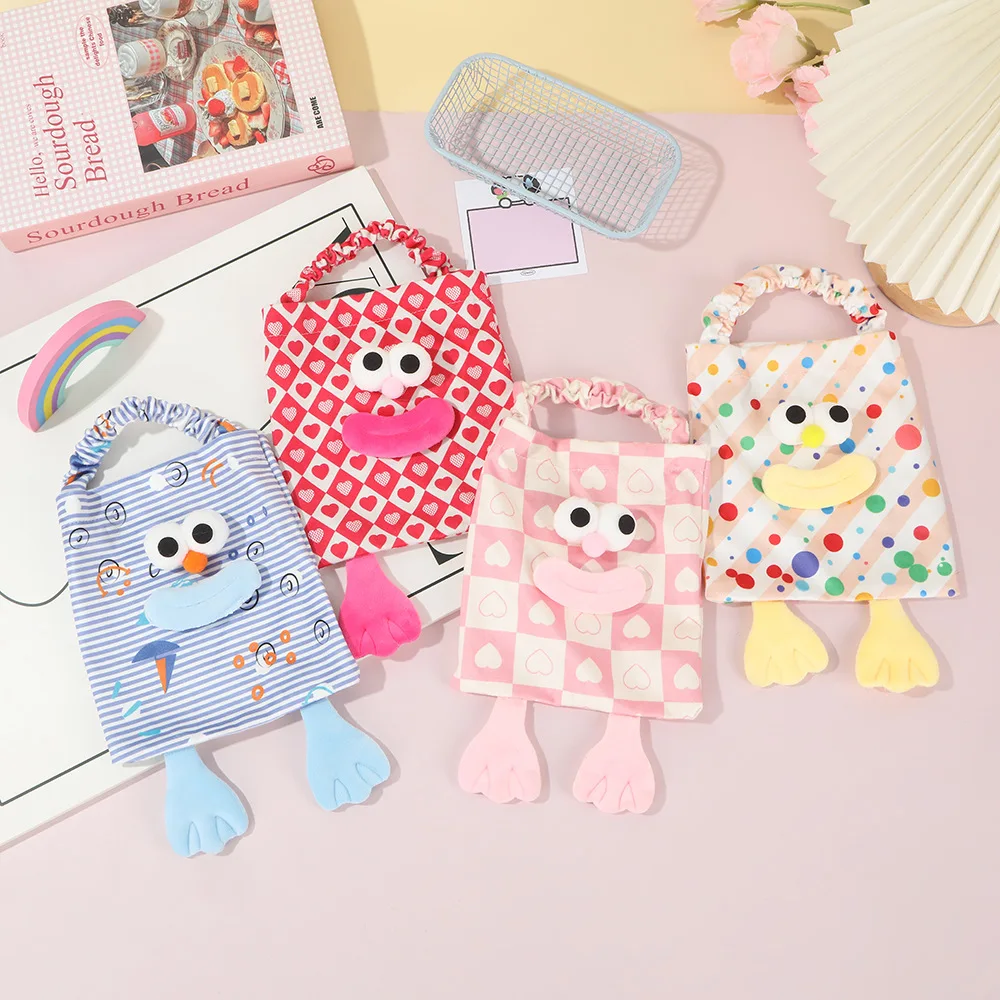 

10Pcs Printed Velvet Fabric Candy Bags for Baby Showers Birthdays and Kids' Party Favors,Full Moon Pre-Folded Gift Bags