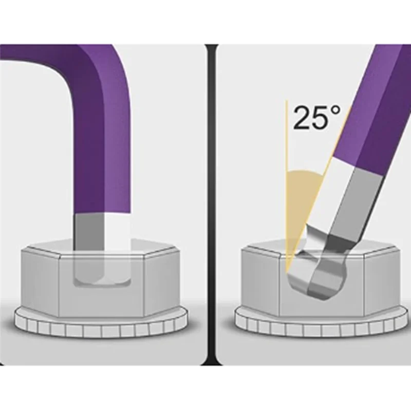 Набор шестигранных ключей MAKE — длинный, метрический и стандартный набор шестигранных ключей с шаровым наконечником, SAE от 1/16 до 3/8 дюйма, прочный, простой в использовании