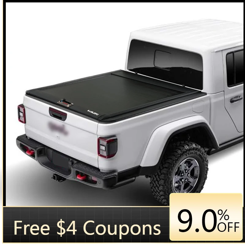 

Deren Высокое качество Jeeps Gladiator Tonneau Крышка на крышу Водонепроницаемый навес из алюминиевого сплава с жестким верхом и функцией блокировки