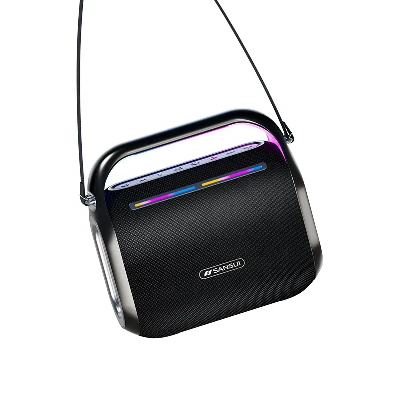 

Беспроводная игровая колонка D99 130 Вт с RGB-подсветкой, двойными басовыми диафрагмами, Hi-Fi, глубоким басом и громким стереозвуком