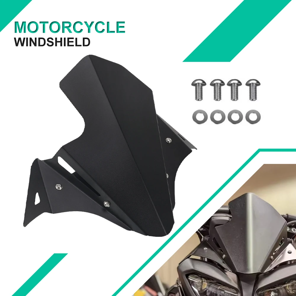 

Motorcycle Windshield Sport Windscreen Screen Wind Deflector Aluminium For YAMAHA MT-09 FZ-09 MT 09 MT09 2017 2018 2019 2020