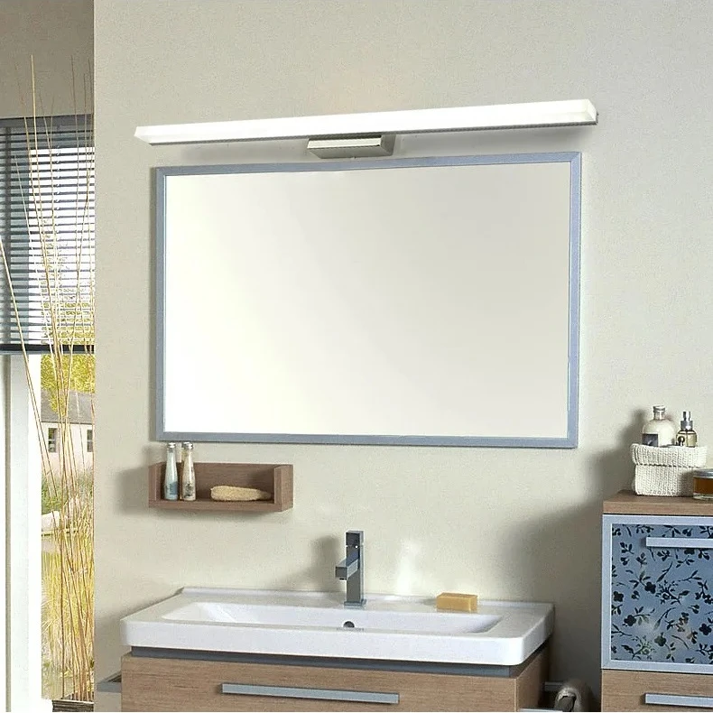 Simple Modern Led Wall Lamps Waterproof Fog Proof Bathroom Wall Lights Cabinet Home Decorative Wall Mirrors Lamp