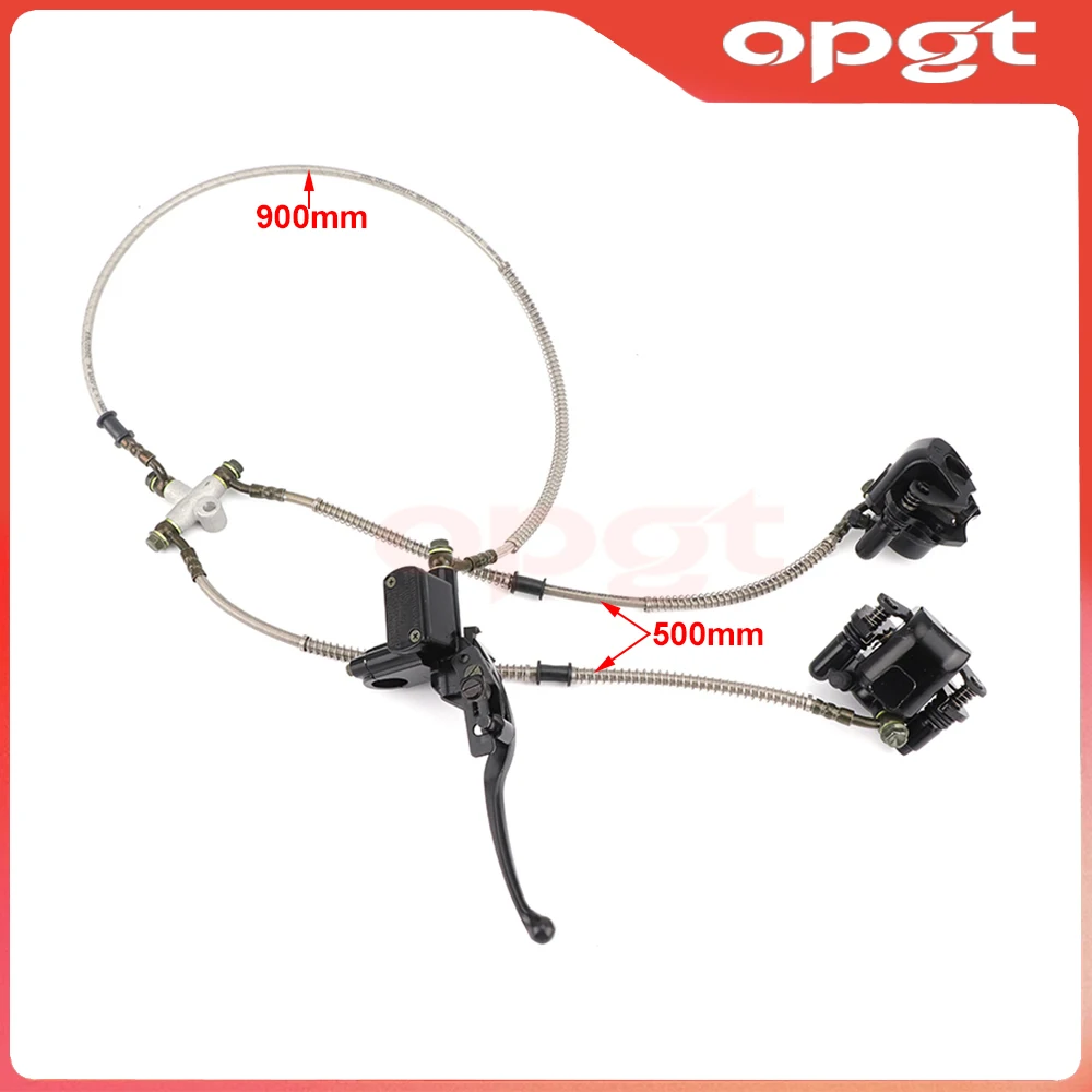OPGT Front Disc Brake Master Cylinder Hydraulic Caliper Assembly For Chinese 110cc 125cc 150cc 200cc 250cc ATV Buggy Quad Bike P