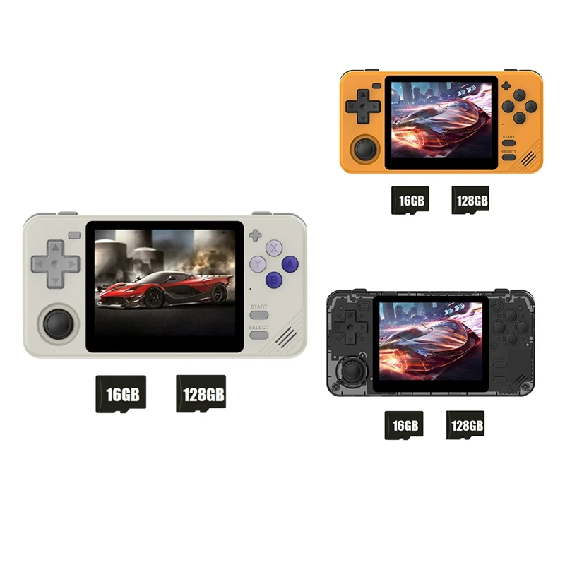 

RGB10X Handheld Game Console 3.5 Inch IPS Screen 16+128GB Open Source For GBA GBC PSP NDS Simulator Video Game Console