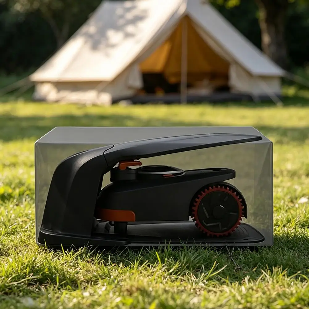 Waterproof Cover for Robotic Mower 210D Oxford Fabric Automatic Grass Trimmer Protection 78x56x36cm and 94x64x46cm