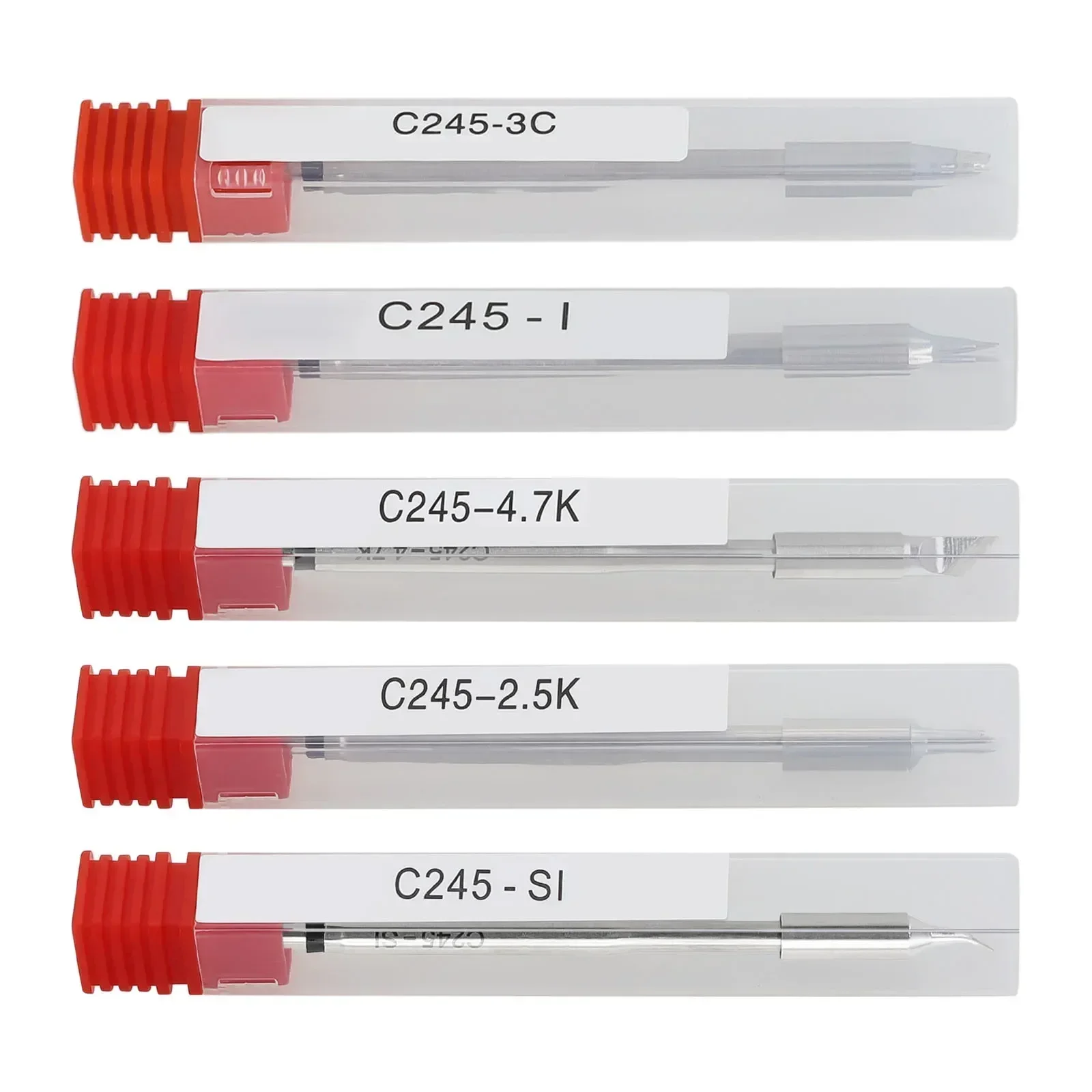 K/I/IS C245 Soldering Iron Tip Integrated Heating Core For JBC Soldering Station Tip Shape Straight/curved/blade