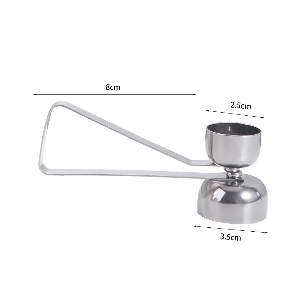 Egg Topper Double Head Egg Top Remover 304 Stainless Steel Durable Egg Cracker Professional Egg Opener Breakfast