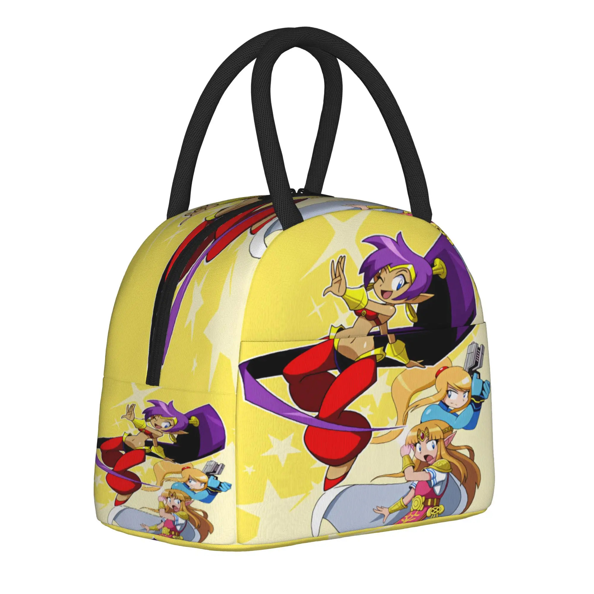 Shantae Half Genie Lunch Bag Retro Lunch Box For Women Outdoor Picnic Portable Insulated Cooler Bag Oxford Thermal Tote Handbags