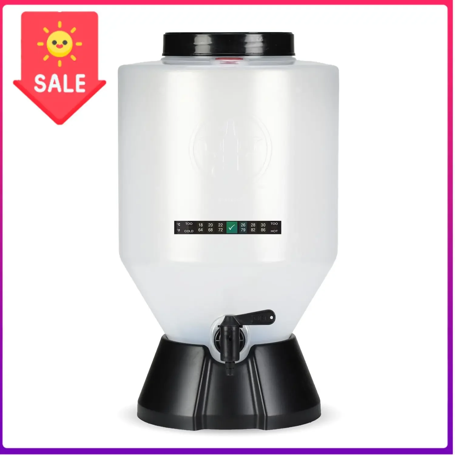 US Shipping Brand new  Conical Fermenting System - NO AIRLOCK OR Siphon Required - Made of BPA Free Food Grade Plastic that impa