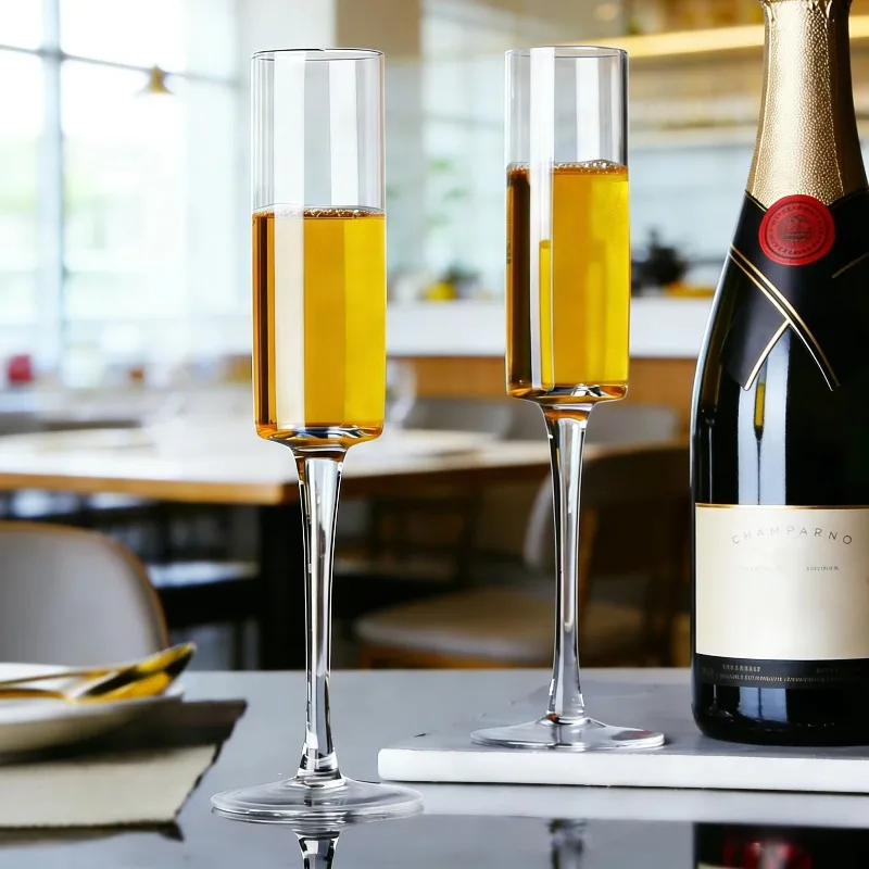 Crystal Luxury Cocktail Glass Goblet Classic Design Home Wedding Wine Couple Champagne Sparkling Wine